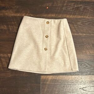 Cream gb girls size 14 skirt